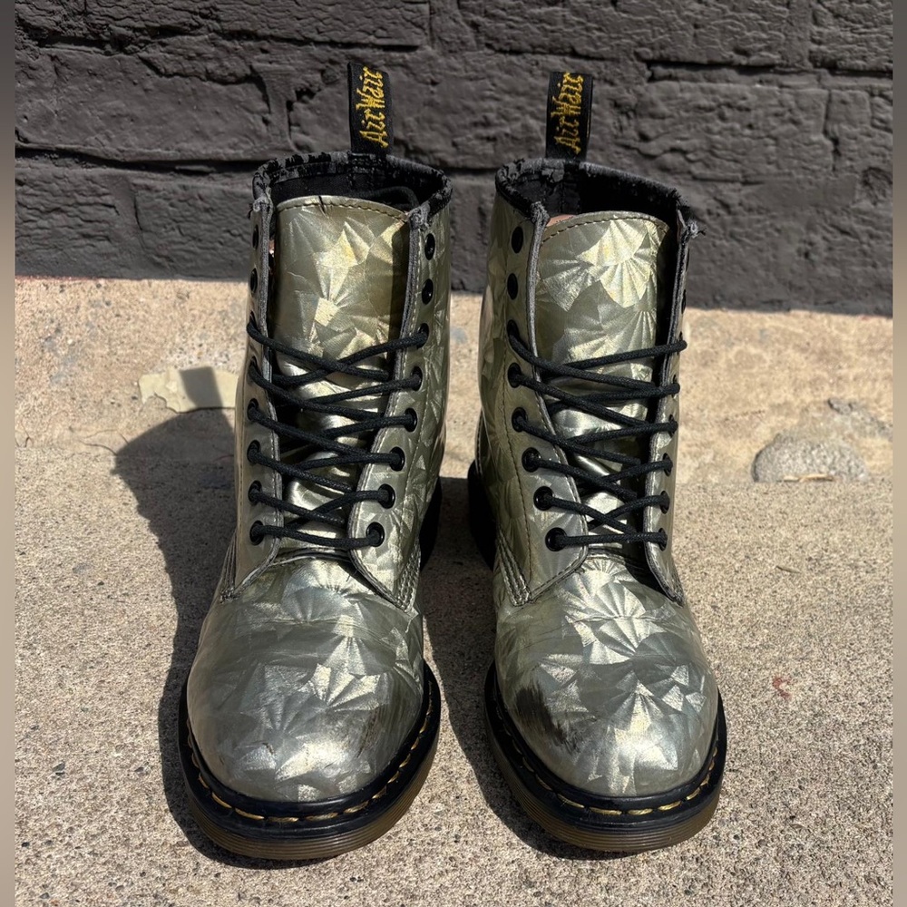 Gold Geometric Dr. Marten’s